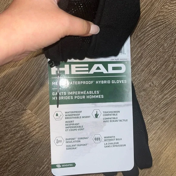 💛 bundle - $5 HEAD Black Winter Gloves - Picture 3 of 3